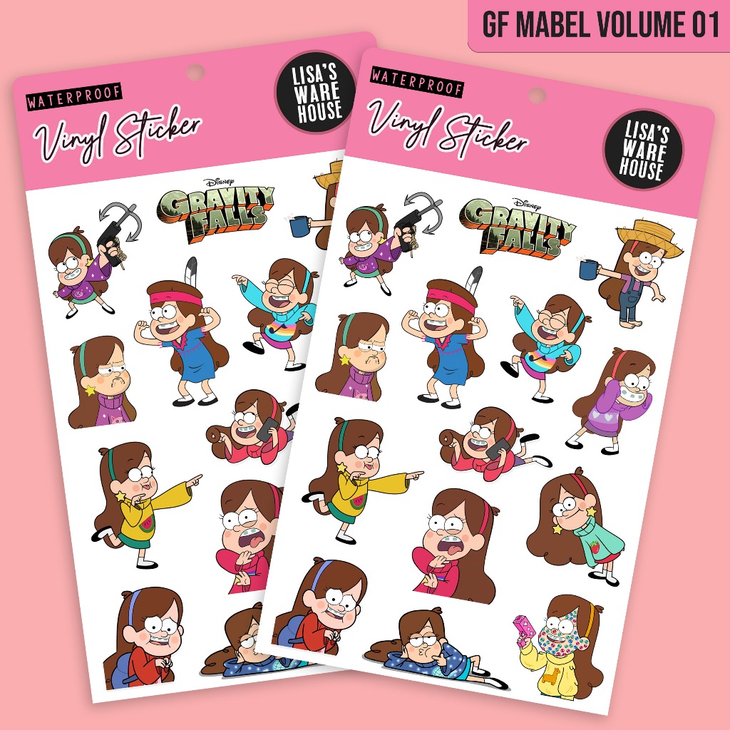 สติ๊กเกอร์ Gravity Falls Mabel Volume 01