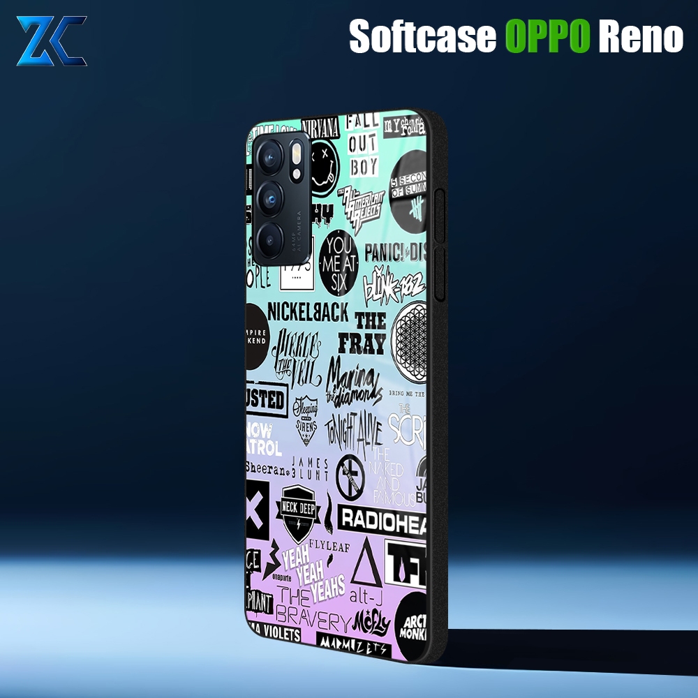 OPPO Reno 4 4F 4 PRO Glitter Softcase | รีโน 5F | Reno 6 สัญญาณ 4G 5G | Reno 7 สัญญาณ 5G [TB55] Soft