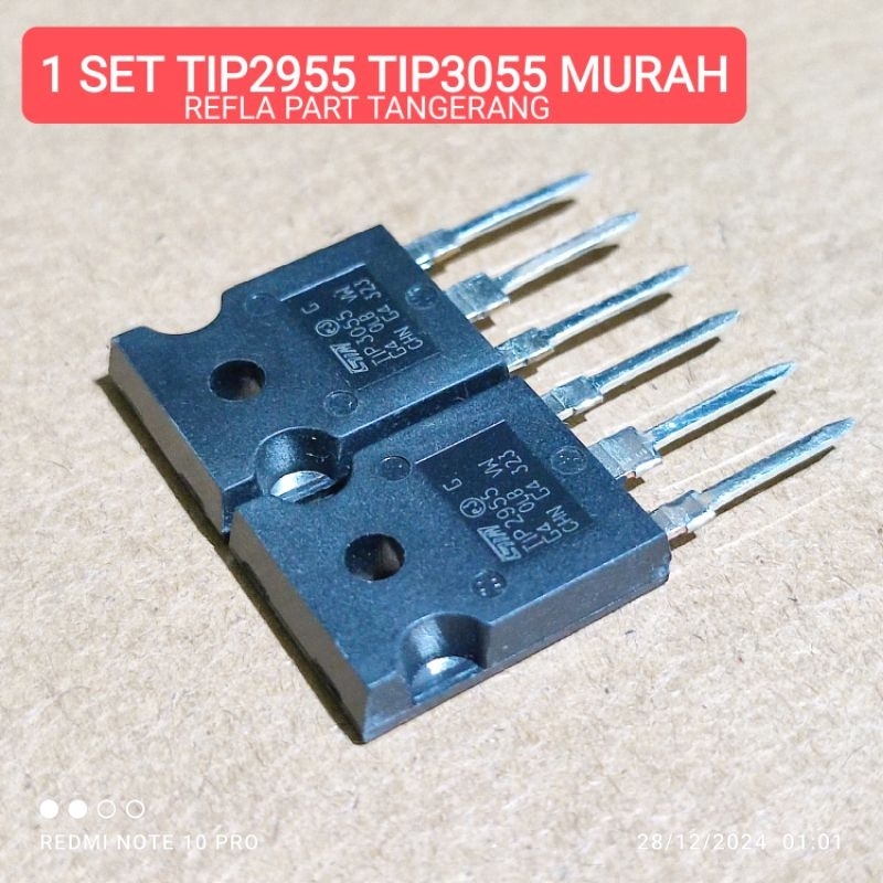 TIP3055 TIP 3055 TIP2955 TIP 2955 TIP2955-TIP3055 1SET ST