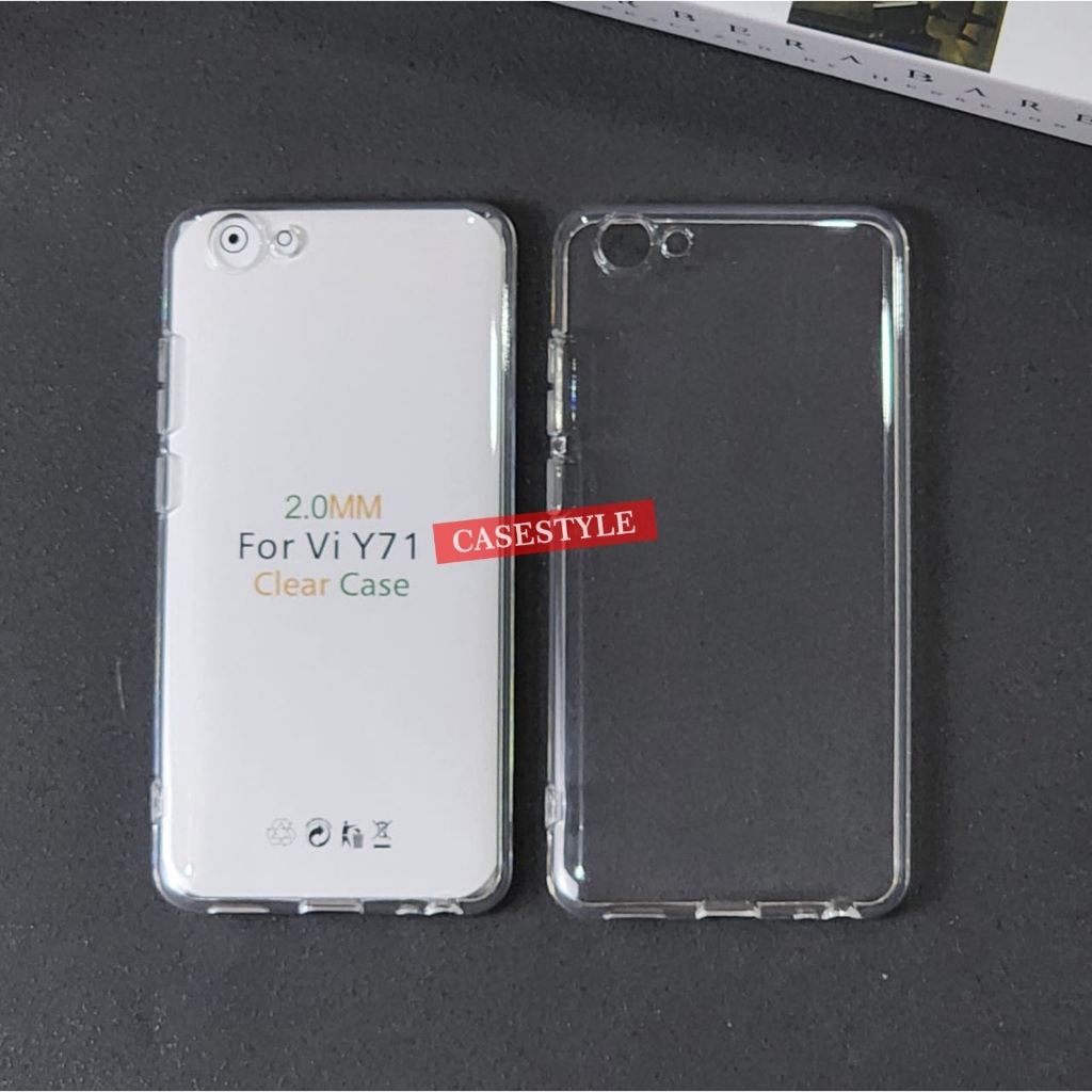 Vivo Y71 Vivo Y75 5G Vivo T1 5G Vivo Y22 2022 Vivo Y27 4G Vivo Y27 5G Vivo Y27S Case Clear 2.0MM Sof