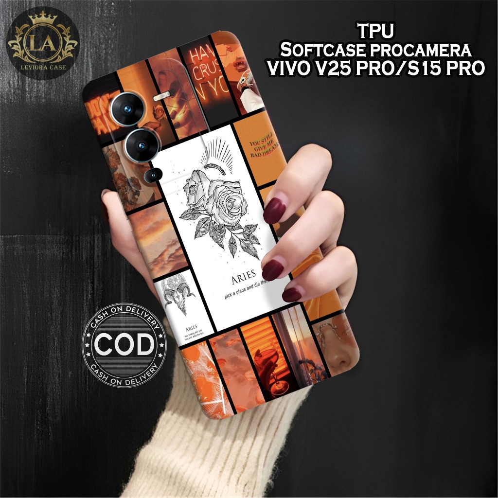 เคส HP Vivo V25 Pro / S15 Pro - เคส Leviora - เคส Zodiac Fashion - เคส Vivo V25 Pro / S15 Pro Softca