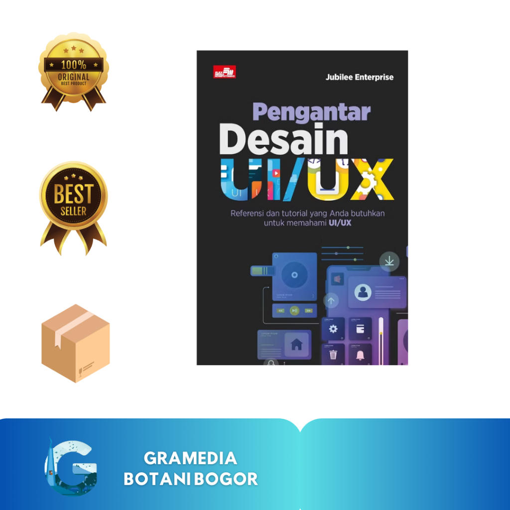Gramedia Bogor - หนังสือ Jubilee Enterprise - เบื้องต้นสู่การออกแบบ Ui/Ux