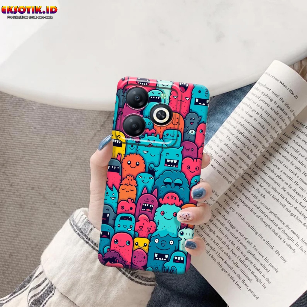 เคส Infinix Hot 40i - เคส Infinix Hot 40i - เคสแฟชั่น - Infinix Hot 40i Silicone - Cool and Cute Mot