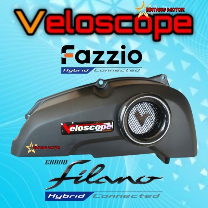 Veloscope Fazzio Grand Fillano ฝาครอบกรองอากาศช่องทาง Velocity Donut คุณภาพสูง