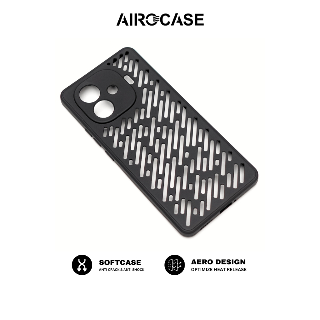 AIROCASE เคสนิ่มสําหรับ IQOO Z9, Z9X 5G