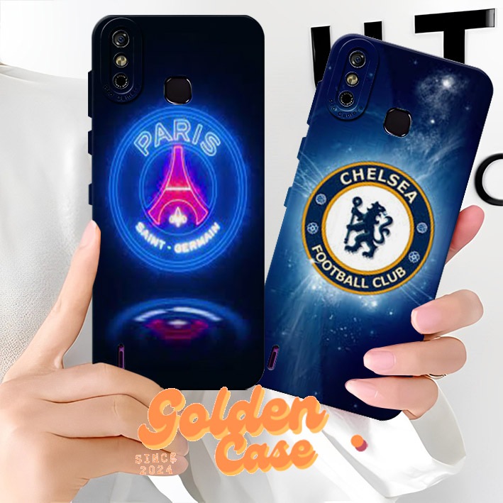 [GCR207] Infinix Smart 4 5 6 HD Silicone Football Wallpaper Motif - Procamera Case - เคสผู้ชายอินเทร