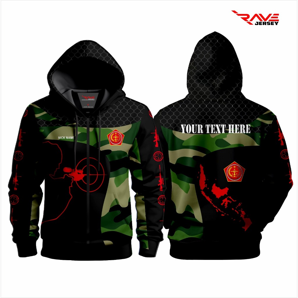 TNI AD JACKET ARMY JACKET SESSION 1 พิมพ์เต็มรูปแบบ SUBLIMATION CUSTOM (การออกแบบ CUSTOM)
