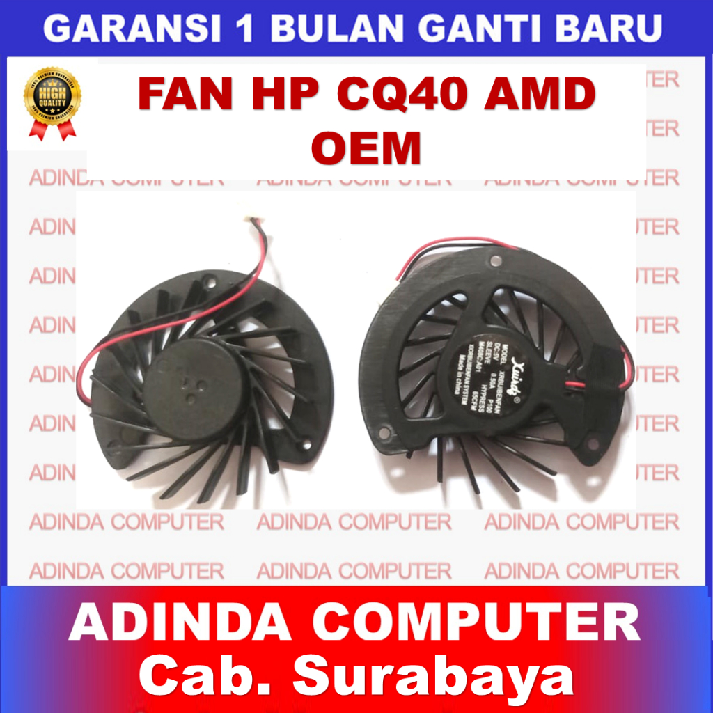 HP CQ40 CQ40-100 cq41 CQ45 CQ45-100 AMD พัดลมระบายความร้อน