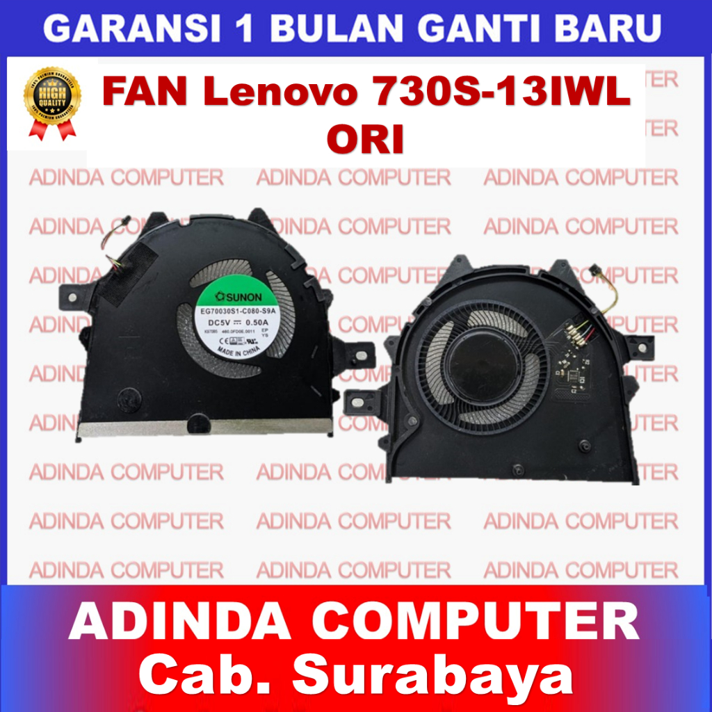 พัดลม Lenovo 730S-13IWL 730S-13IML S730-13IWL S730-13IML ORI