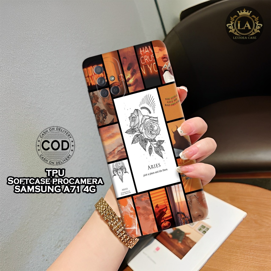 HP เคส Samsung Galaxy A71 4G ใหม่ล่าสุด - เคส Leviora - เคส Zodiac Fashion - Samsung Galaxy A71 4G S