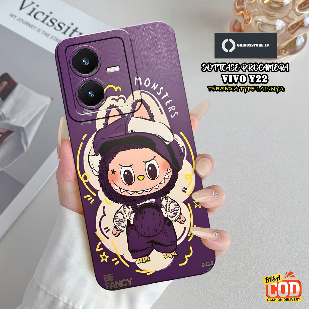 HP ล่าสุด VIVO Y22 Phone Case - Pumpkin Case Motif - เคส VIVO Y22 - เคส VIVO Y22 Phone Softcase - เค