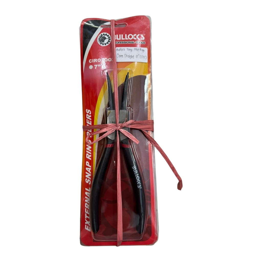 Bullock 7" Straight Open Snap Ring Pliers / Bullock Internal Snap Ring Open Straight 7" (STC) CIR010