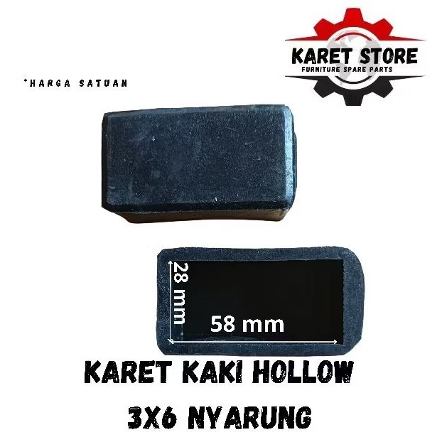 HOLLOW RUBBER LEGS 3 ไตรมาส 6 NYARUNG/RUBBER FOOT MAT/RUBBER CHAIR/TABLE HOLLOW FOOT MAT