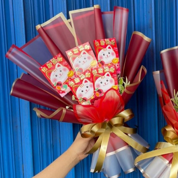 NEW YEAR ANGPAO BOUQUET / FLOWER BOUQUET / ANGPAO BOUQUET - !!
