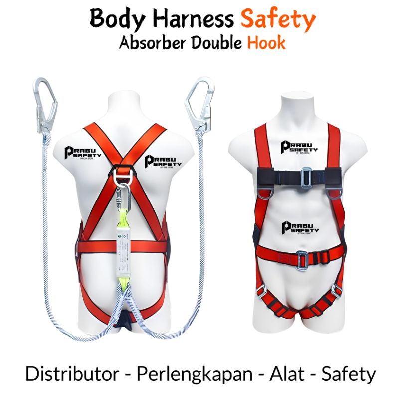 Dekiddek store - Body Harness Safety Absorber Double Big Hook Safety Harness จีน