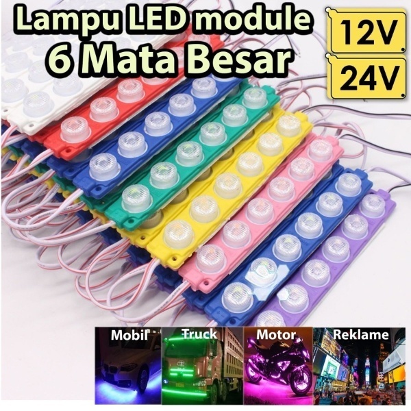 MATA 6-EYE LARGE RAISED UNDERLIGHT LIGHT 12 VOLT 24 VOLT NEON BOX VARIATION