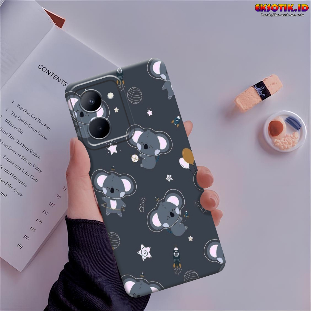 เคสRealme C33 - เคสRealme C33 - เคสแฟชั่น - Realme C33 Silicone - Cool and Cute Motips - Realme C33 