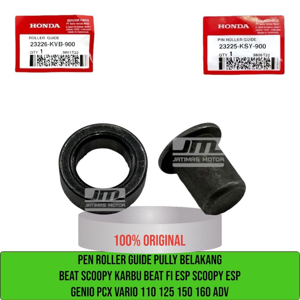 Pin Roller คู่มือปากกา Roller pully beat scoopy spacy คาร์บูเรเตอร์ vario genio pcx adv stylo 23225-