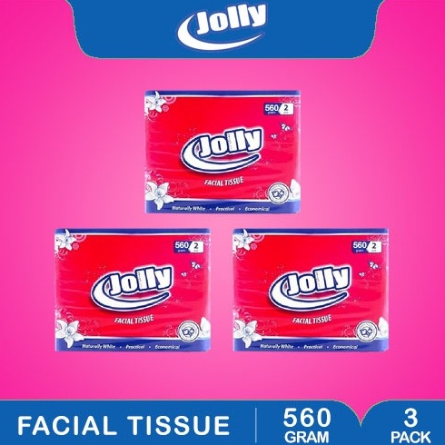Only one day Package 3 Pax 56 กรัม กระดาษเช็ดหน้า Jolly กระดาษเช็ดหน้า