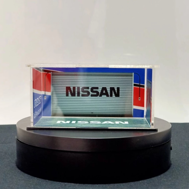 GILAN กล่องอะคริลิค Diecast NISSAN SILVIA S15 MONALISA TOKYO DRIFT