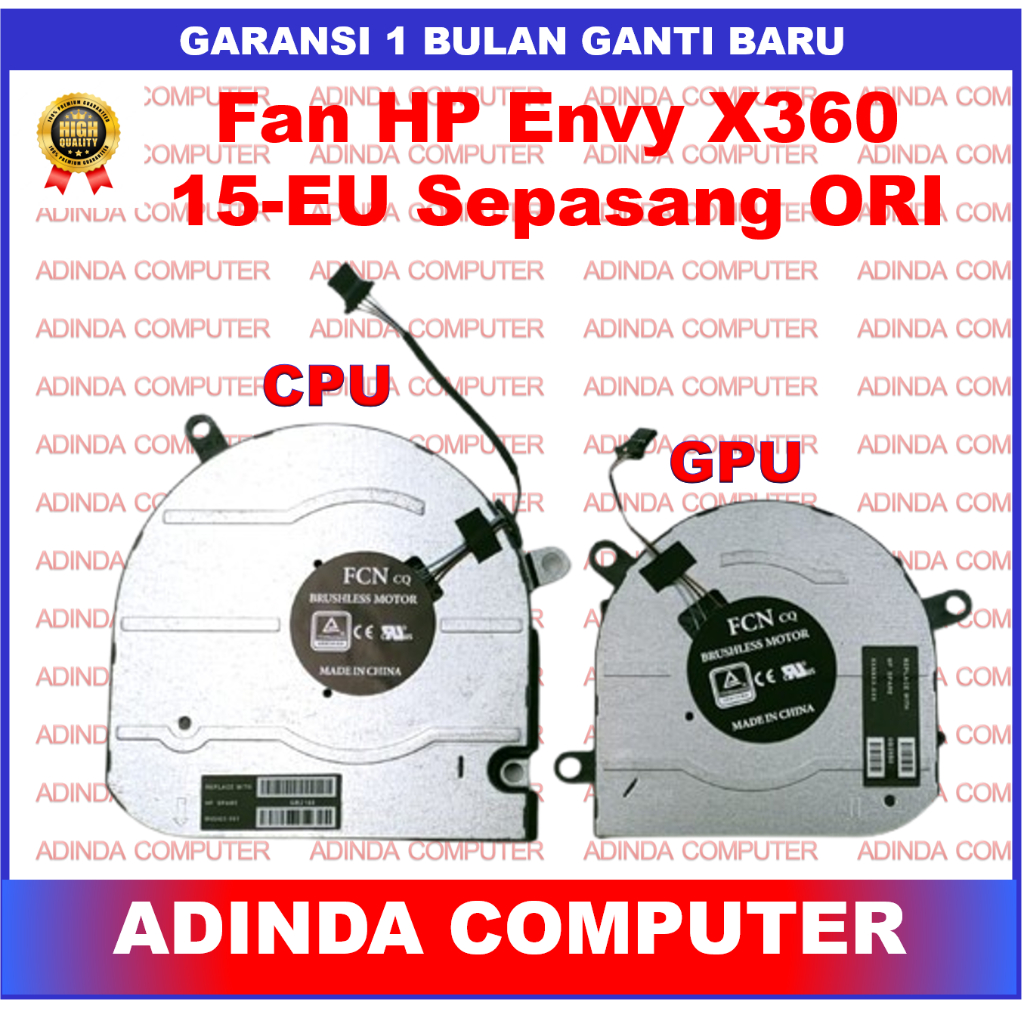 พัดลม HP Envy X360 15-EU 15-EU1010NR 15-EU1026NR 15-EU1073CL 15M-ES 15M-EU 15M-EU 15M-EU0013DX 15M-E