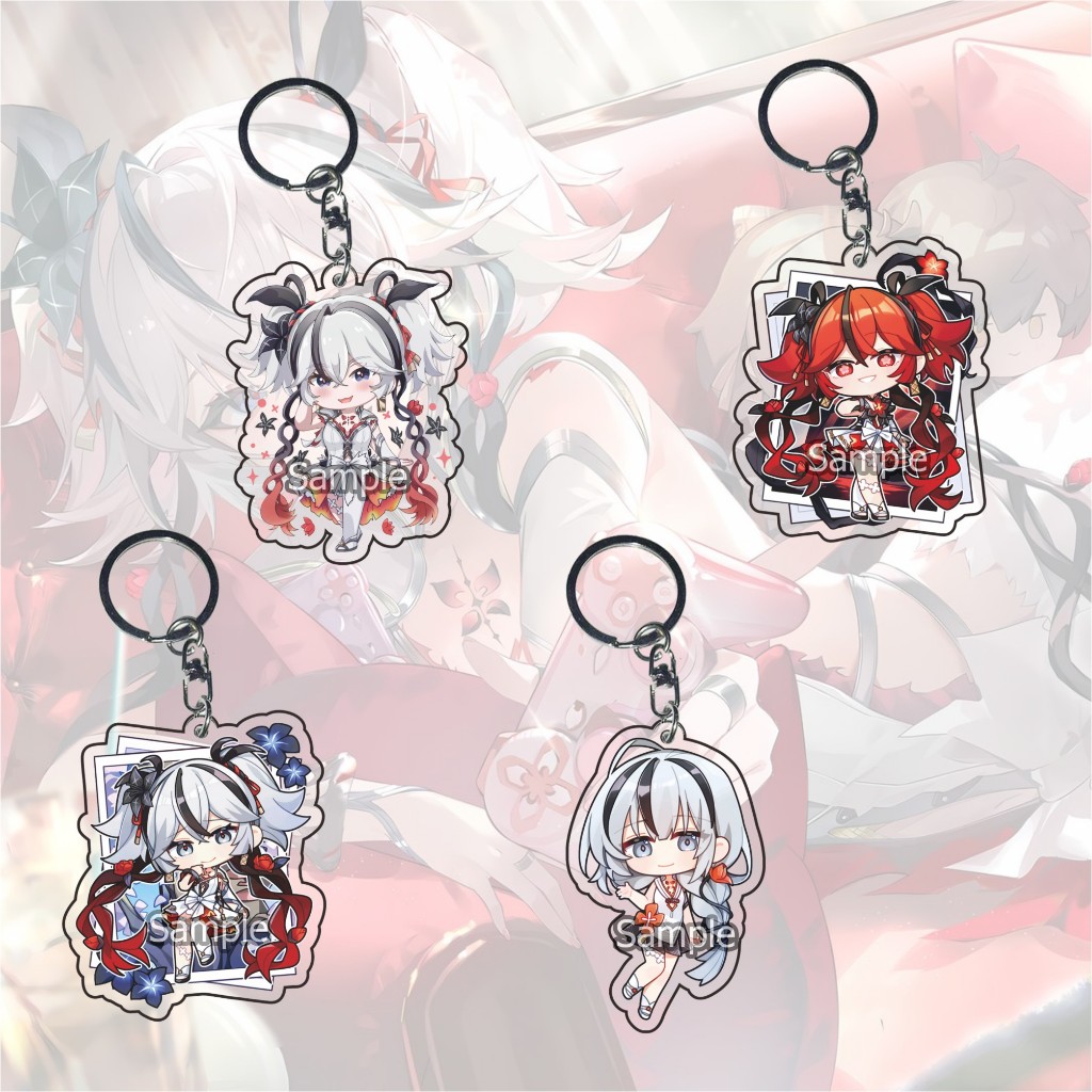 GANTUNGAN Wuthering Waves Camellya พวงกุญแจทั้งหมด - Ganci - พวงกุญแจ - ของที่ระลึก - อะนิเมะ