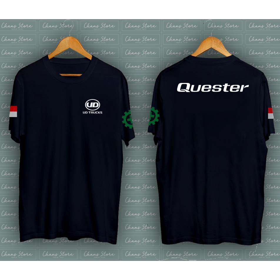 UD Trucks Quester เสื้อยืดพรีเมี่ยม Cotton Combed 30s