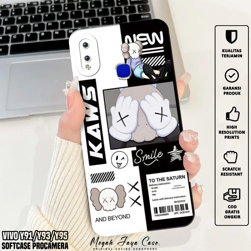 HP VIVO Y91 Y93 Y95 Softcase - เคส VIVO Y91 Y93 Y95 AES Motif - เคสโทรศัพท์ - เคส VIVO Y91 Silicone 