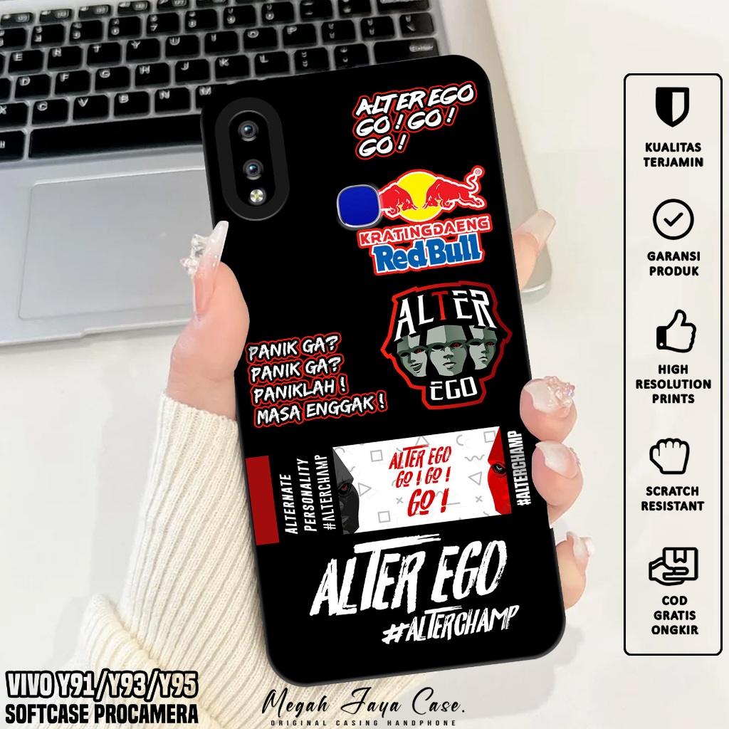 Softcase Hp VIVO Y91 Y93 Y95 - เคส Hp VIVO Y91 Y93 Y95 Motif ESPRT - ปลอก Hp - เคส VIVO Y91 - เคส VI