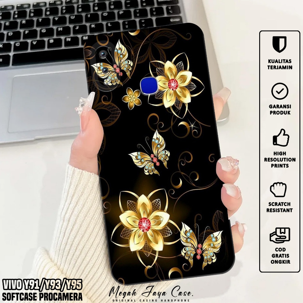 Softcase Hp VIVO Y91 Y93 Y95 - Case Hp VIVO Y91 Y93 Y95 Motif KP - Casing Hp - Silicone VIVO Y91 - C