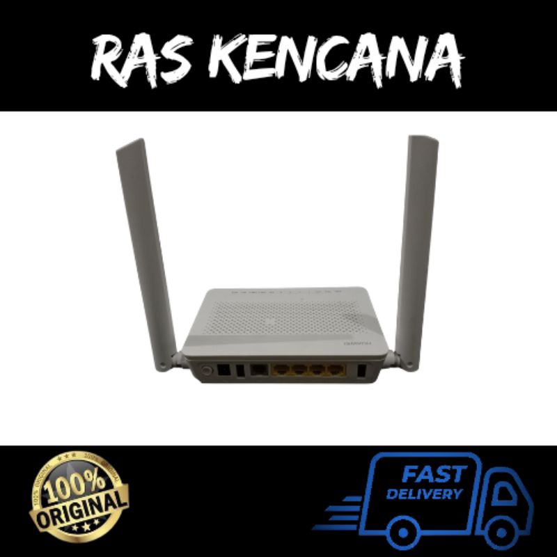 HUAWEI HG8145V5 GPON ONT ROUTER PLUS BLUE DUAL BAND PORT ADAPTER NORMAL USED / HUAWEI 5V5 DUAL BAND 