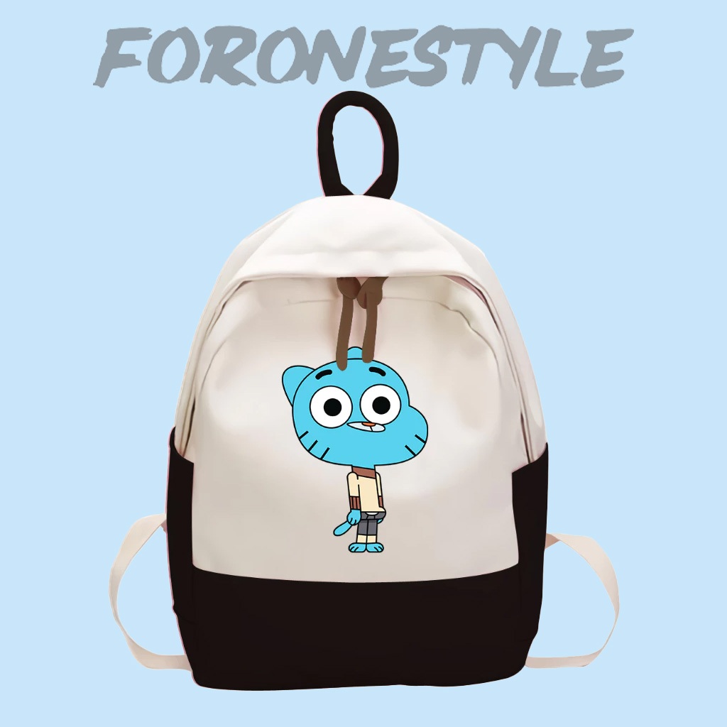 The Amazing Of Gumball Motif Backpack - Amazing Of Gumball Backpack - Amazing Of Gumball Bag