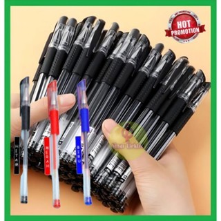 MERAH GEL PENS BLACK, RED, BLUE 0,5 mm/LIQUID INK SCHOOL STATIONERY