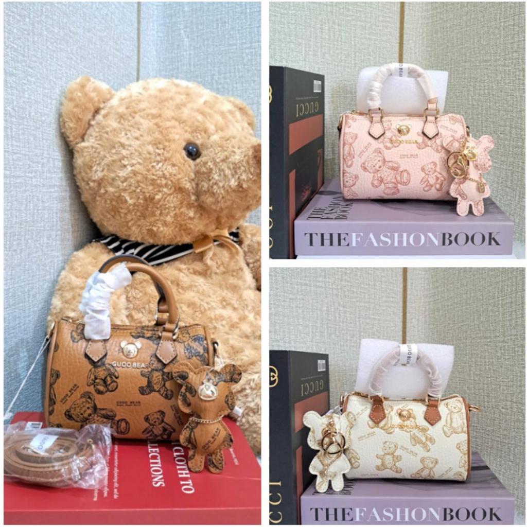 GUOO BEAR ORIGINAL GU8027 SLING BAG - กระเป๋าใหม่ล่าสุด - tttwnbear - guoo Bear - speedy bag mini นํ