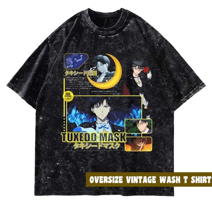 Retro Vintage Tuxedo Mask T-Shirt - Premium Unisex & Oversize Limited Edition