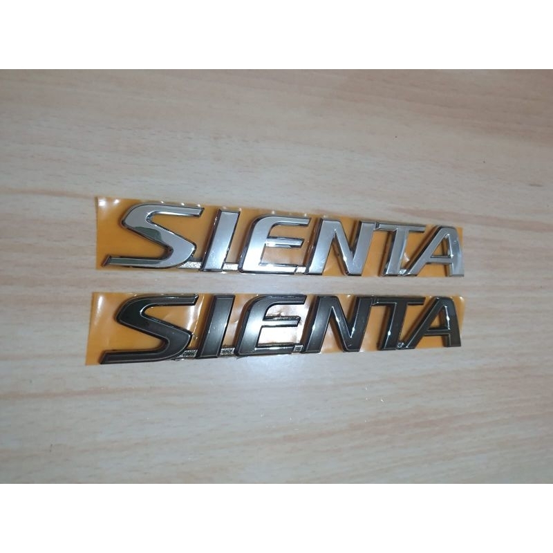 โลโก้โตโยต้า SIENTA EMBLEM