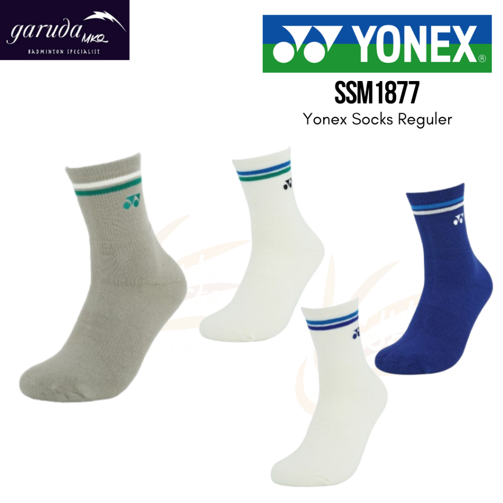 ถุงเท้าแบดมินตัน Yonex 1877 / ถุงเท้าบุรุษ ถุงเท้า Yonex SSM 1877