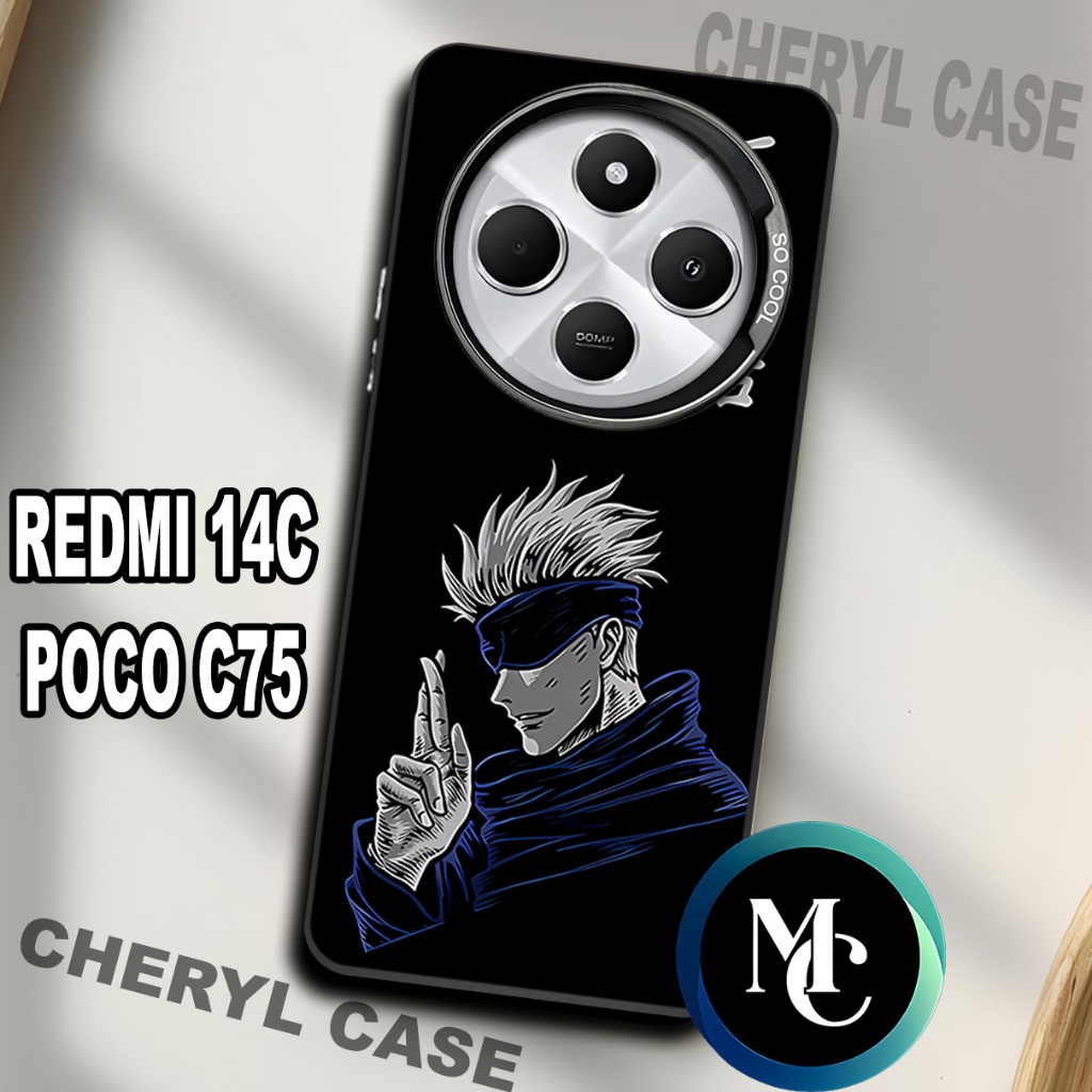 CC7/ REDMI 14C และ POCO C75 เคสโทรศัพท์มือ/ GOJO ANIME Motif/ POCO C75 Casing/ POCO C75 Casing/ POCO