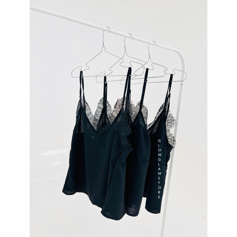เสื้อกล้ามผู้หญิง PLUS SIZE | PREMIUM GG LACE BROCADE TANK TOP