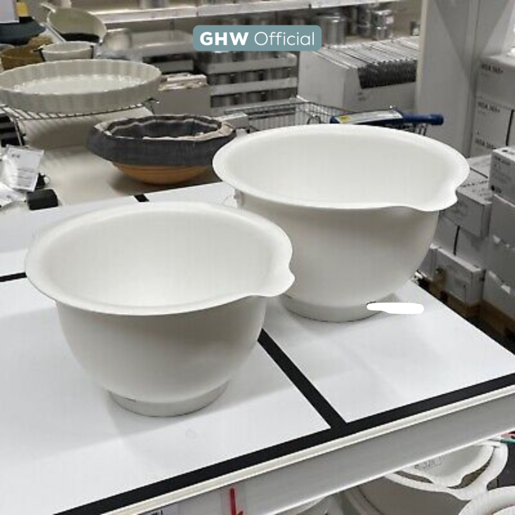MUST HAVE SWITZERLAND VSPD ชามแป้ง ชุด 2 เครื่อง สีขาว วัสดุพลาสติก 2.3L และ 3.7L VI709