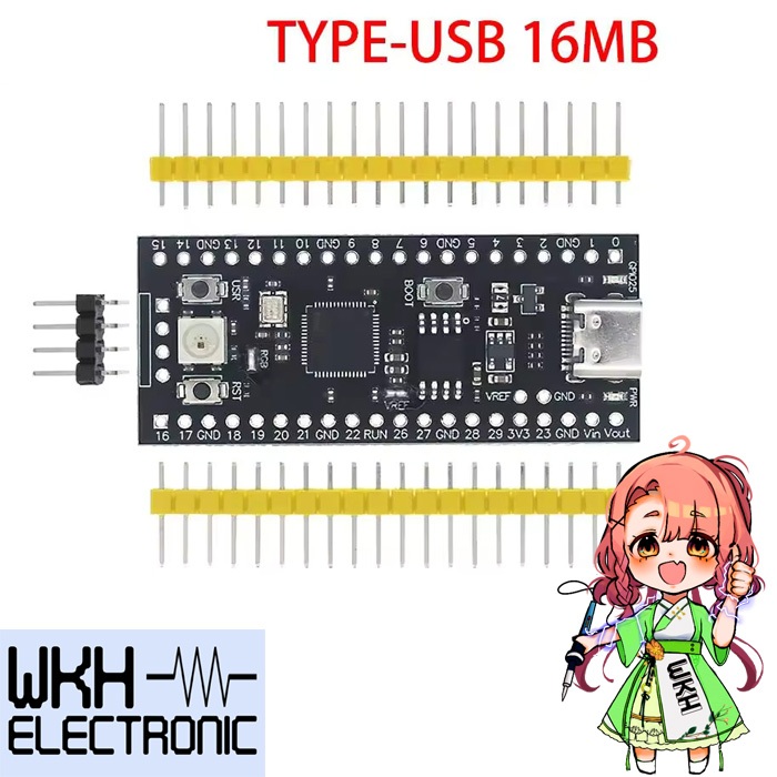 Raspberry RP2040 16MB Pi Pico RP 2040 ARM Microcontrolboard Micropython