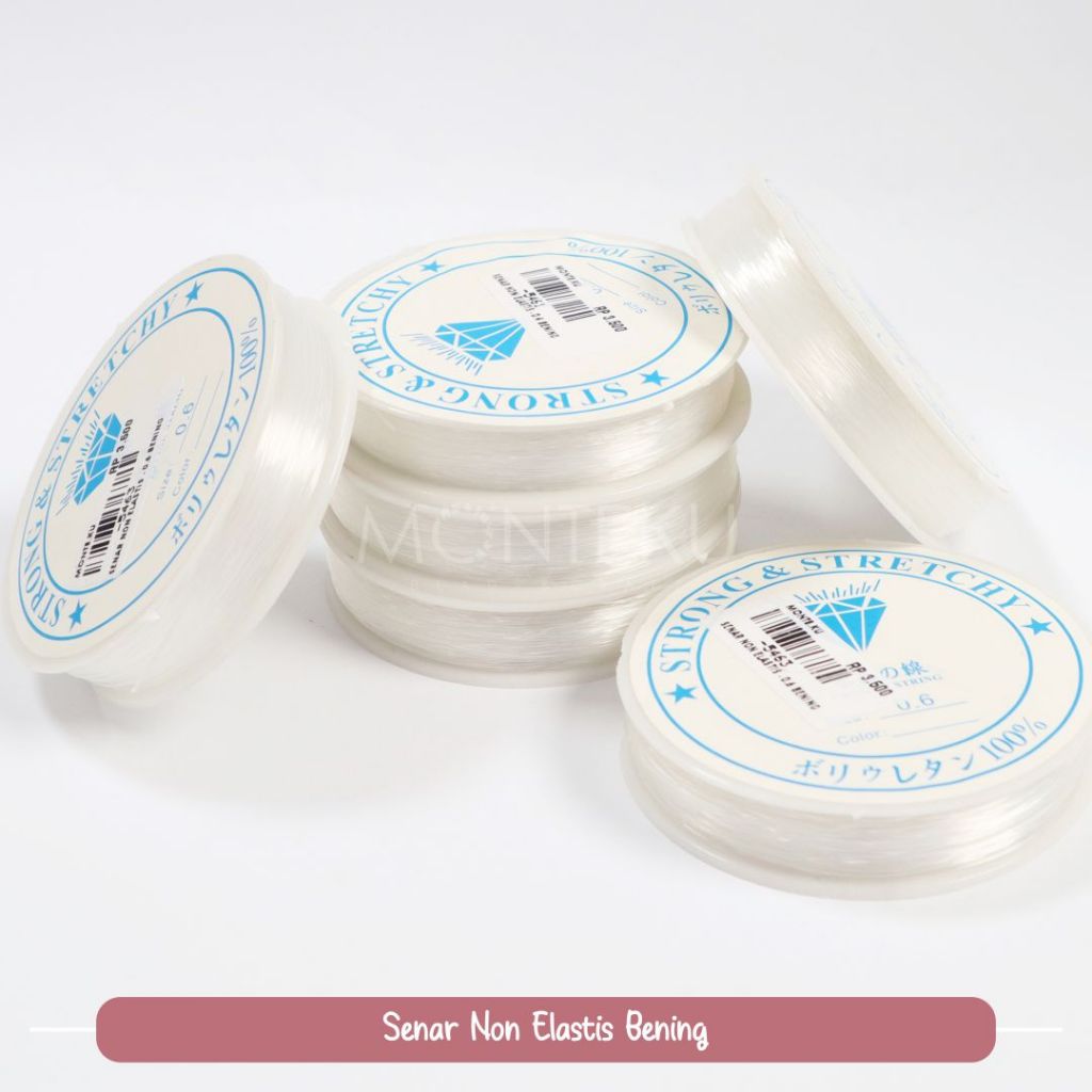 Non-Elastic String Strong String String String วัสดุหัตถกรรมสําหรับสร้อยข้อมือและสร้อยคอ DIY Craftin