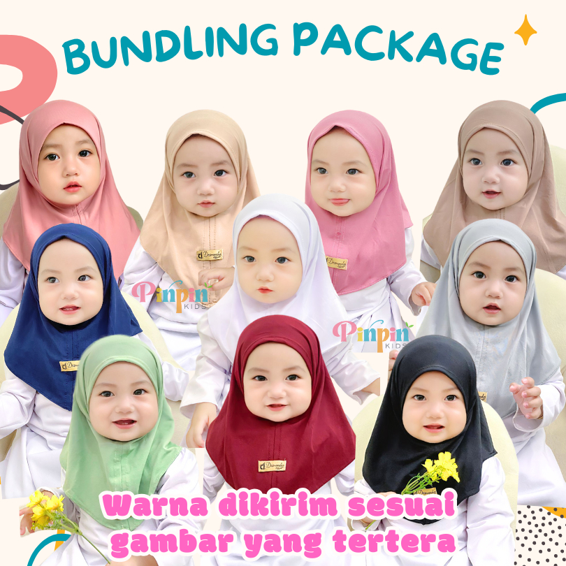 WHOLESALE เท่านั้น - MAURIN ทารกแรกเกิด ฮิญาบ / ฮิญาบเด็ก / ฮิญาบเด็กผู้หญิง อายุ 0-1 ปี