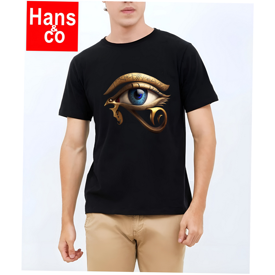 MATA เสื้อยืด 3D One-Eye พรีเมี่ยมสําหรับผู้ชายและผู้หญิง H0590 By Hans & Co