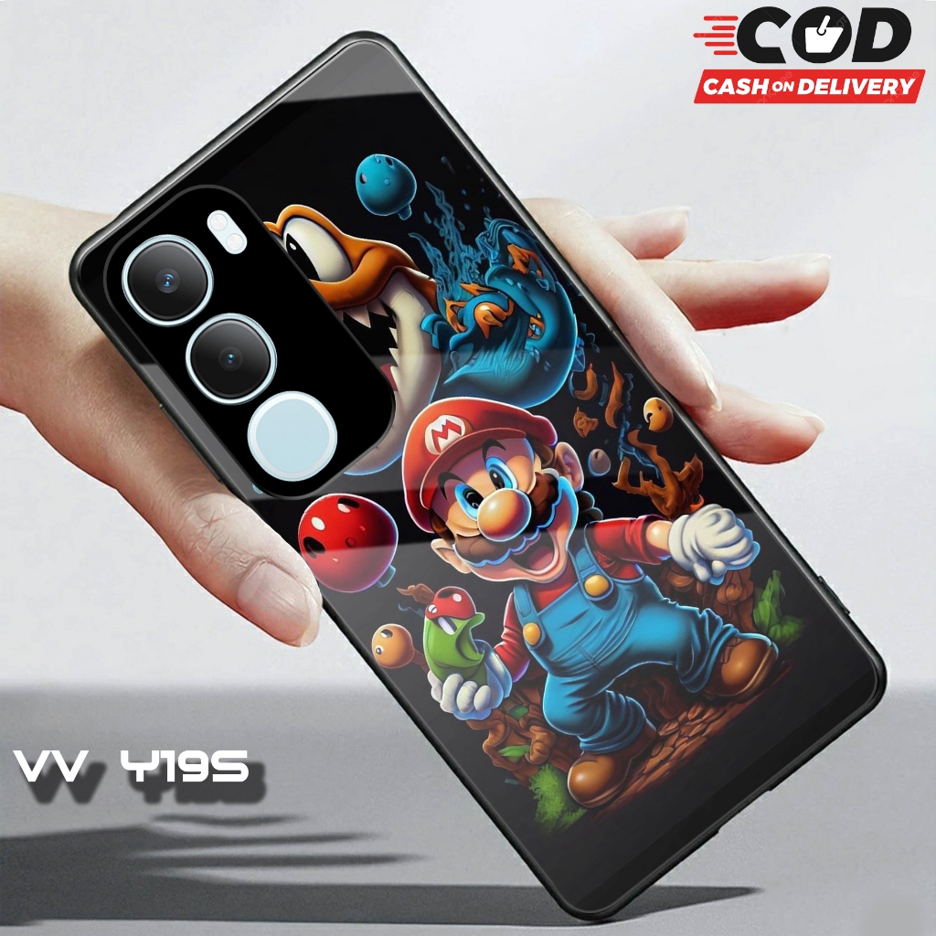 ALPHA Case - Case VIVO Y19S - (SUPER MARIO) - 2D Glossy - premium Gloss Case - Cool Case - เคสน่ารัก