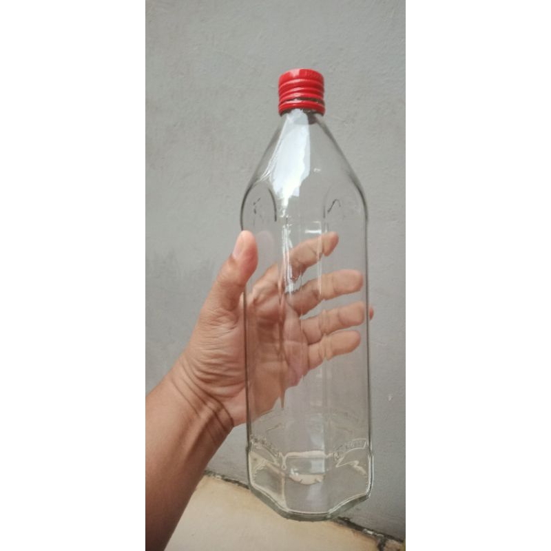 1 ลิตร SQUARE GLASS BOTTLE ยี่ห้อ BORGES