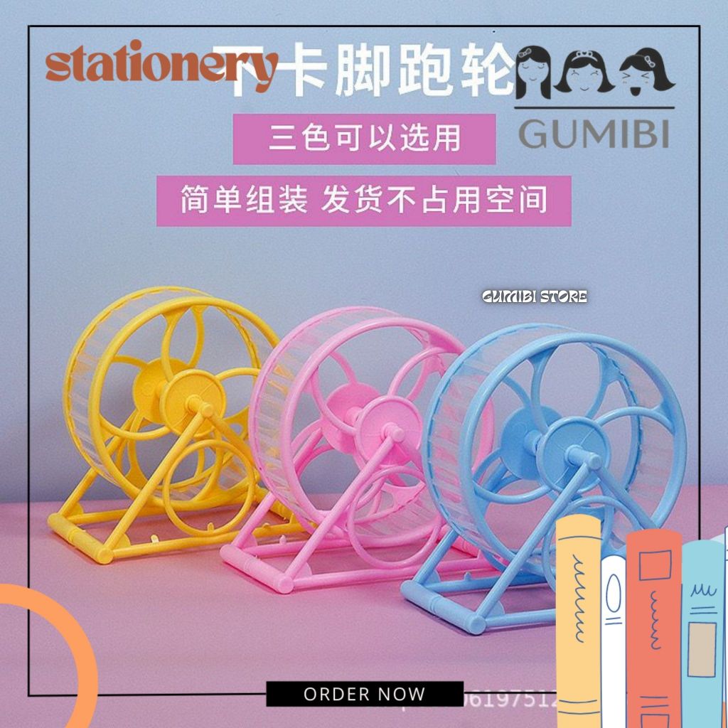 ROLLING HAMSTER WHEEL HAMSTER TOY JOGGING WHEEL HAMSTER SPINNING WHEEL TOY