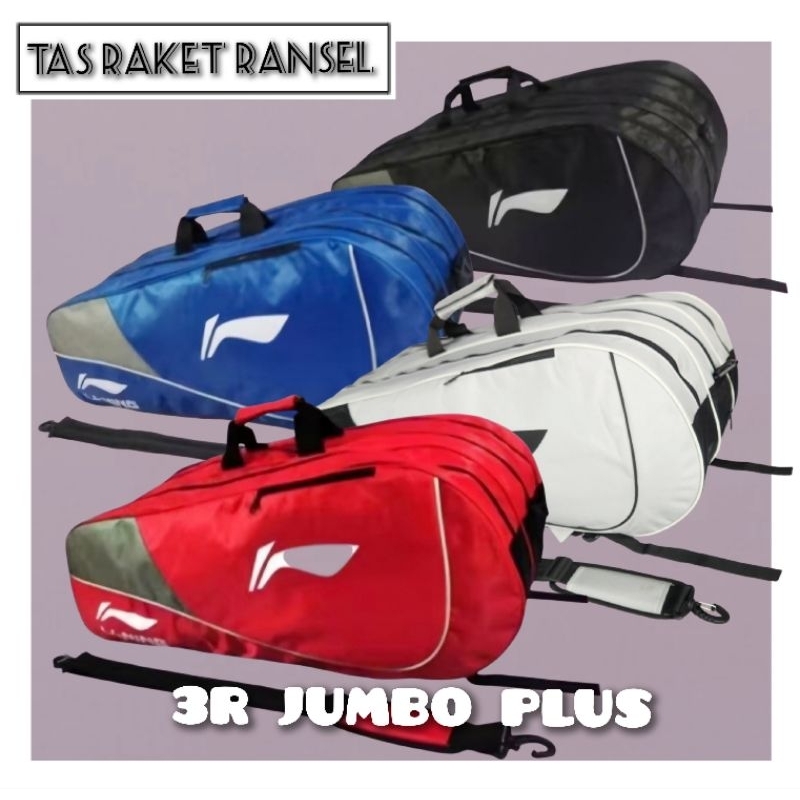 3R JUMBO BADMINTON CKET BAG PLUS SPORTS BADMINTON