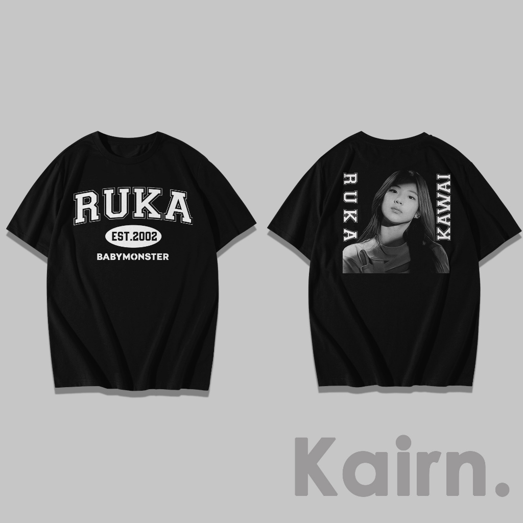 KAIRON - เสื้อยืด RUKA Babymonster / เสื้อยืด Kawai Ruka / Babymonster / เสื้อยืด Kpop / แฟนๆ