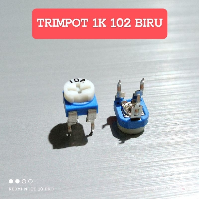 Trimpot 1k Potentiometer 1k VR 102 Variable Resistor Potentiometer 1K